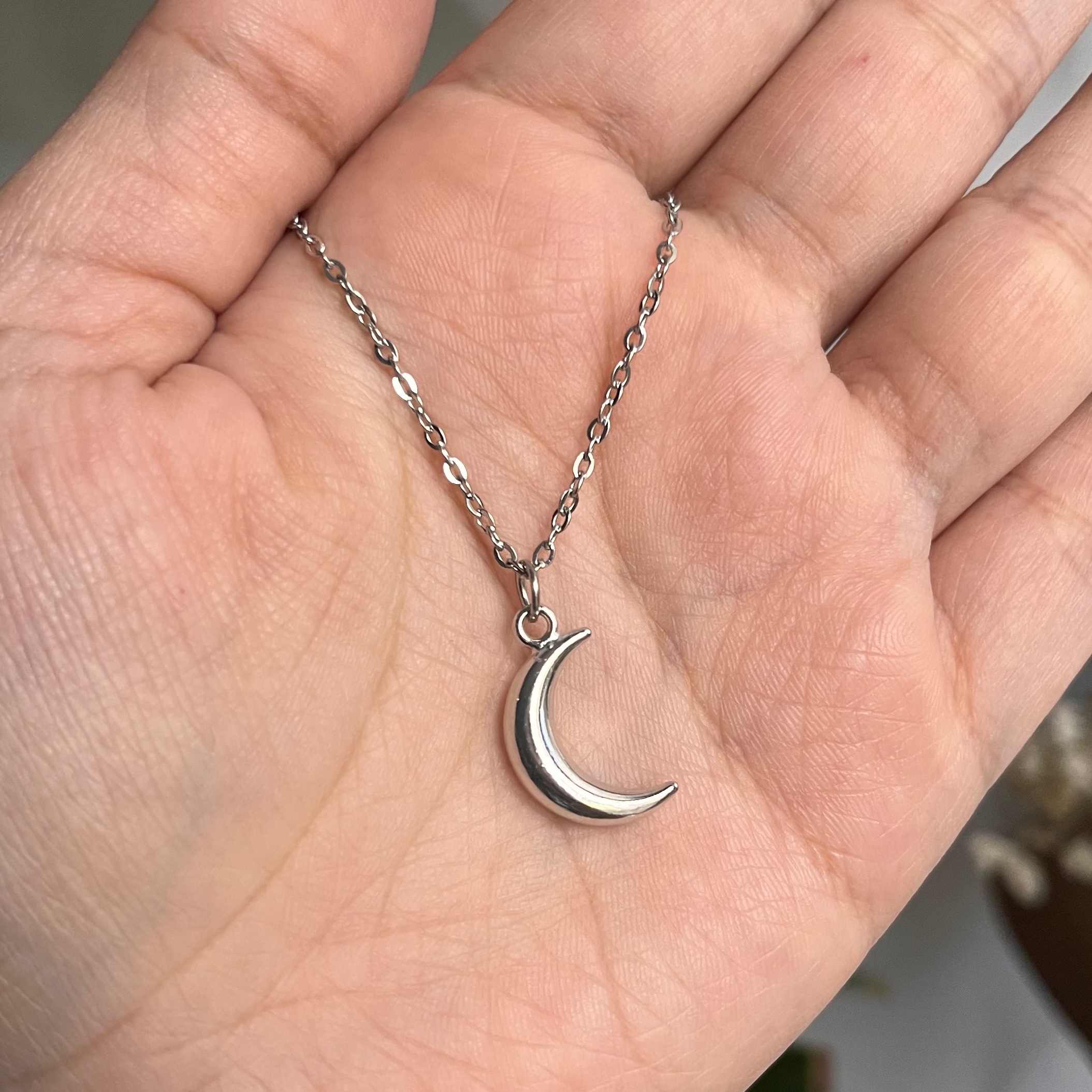 گردنبند حلال ماه استیل